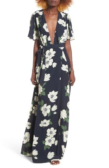 Women's Privacy Please Plaza Kimono Maxi Dress