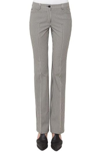 Women's Akris Punto Faye Stripe Bootcut Pants