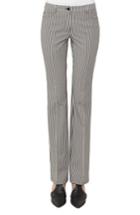 Women's Akris Punto Faye Stripe Bootcut Pants