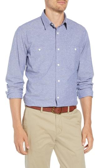 Men's 1901 Workwear Chambray Sport Shirt - Blue