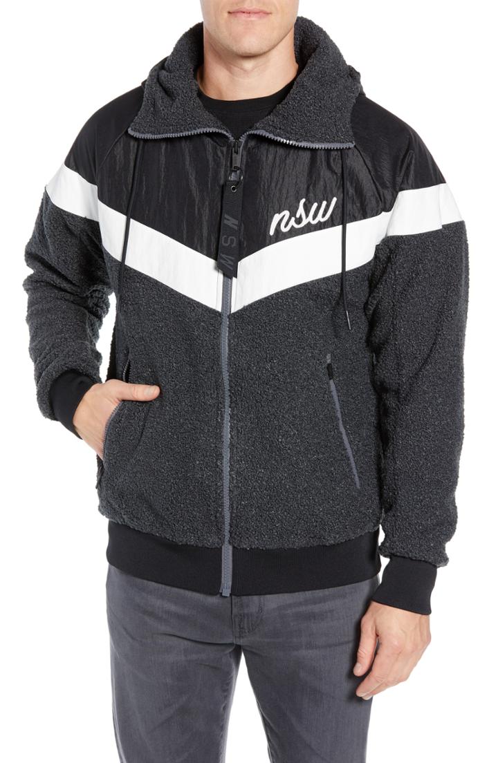Men's Nike Nsw Windrunner Jacket R - Black