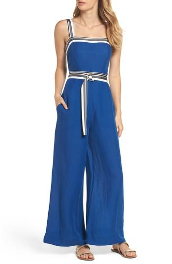 Women's Diane Von Furstenberg Cover-up Jumpsuit, Size - Black