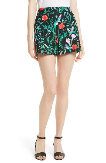 Women's Kate Spade New York Jardin Tile Jacquard Shorts - Black