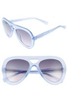 Women's Derek Lam 54mm Aviator Sunglasses - Iris