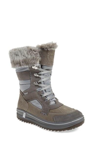 Women's Santana Canada 'marta' Water Resistant Insulated Winter Boot M - Grey