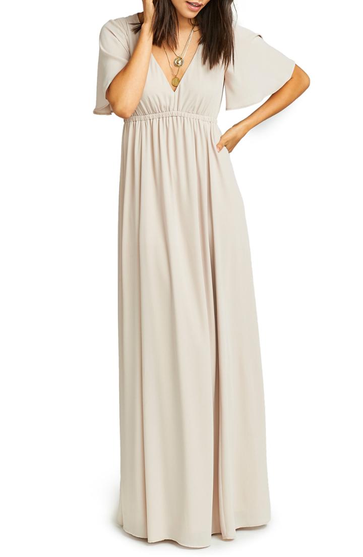 Women's Show Me Your Mumu Emily Maxi Dress - Beige