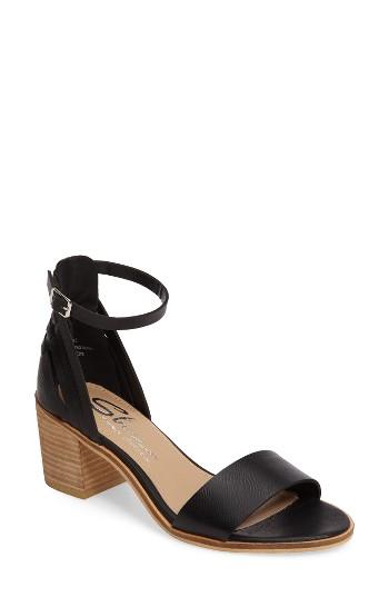 Women's Sbicca Fars Block Heel Sandal M - Black