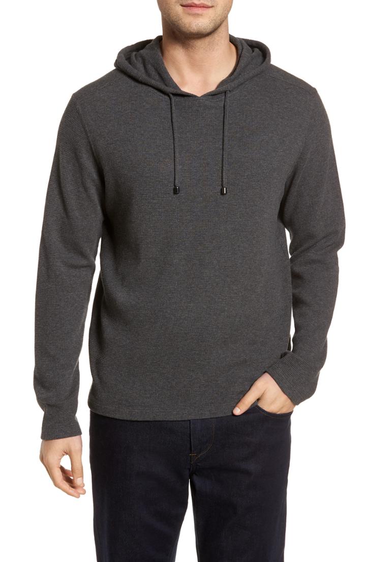 Men's Robert Barakett Wilson Pullover Hoodie, Size - Black