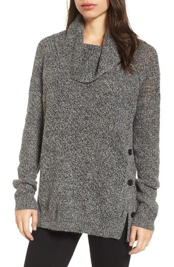 Women's Lucky Brand Alyssa Side Button Sweater