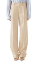 Women's Gucci Wool Cuffed Pants Us / 38 It - Ivory