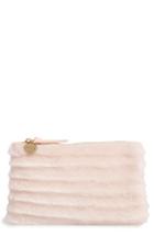 Clare V. Genuine Shearling Pouch -