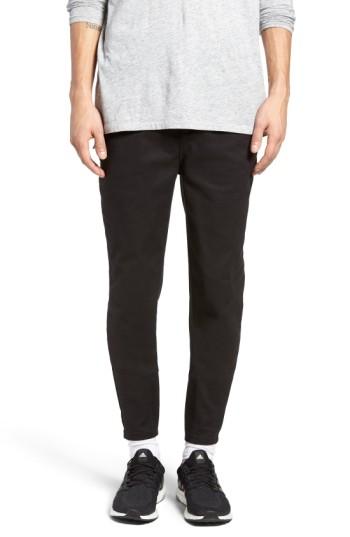 Men's Zanerobe 'sharpshot' Slouchy Skinny Fit Chinos - Black