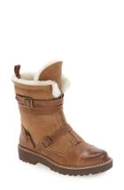 Women's Arturo Chiang 'pelli' Genuine Shearling Lined Boot M - Brown