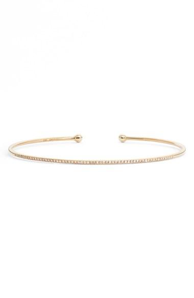Women's Poppy Finch Skinny Pave Diamond Cuff