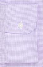 Men's Nordstrom Men's Shop Classic Fit Microgrid Dress Shirt - 35 - Purple