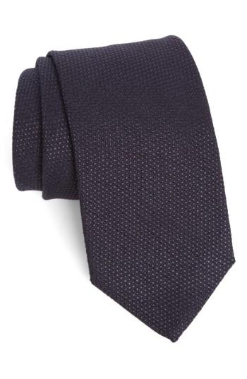 Men's Strong Suit Solid Silk Tie, Size - Blue