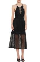Women's La Maison Talulah Sweet Dreams Crochet A-line Dress - Black