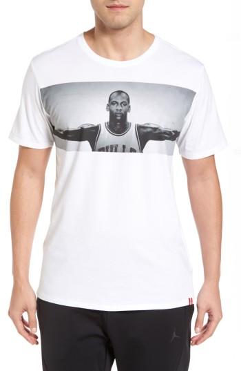 Men's Nike Jordan Wings Graphic T-shirt - White