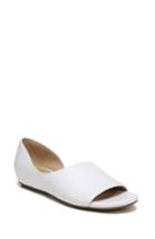 Women's Naturalizer Lucie Half D'orsay Flat .5 N - White