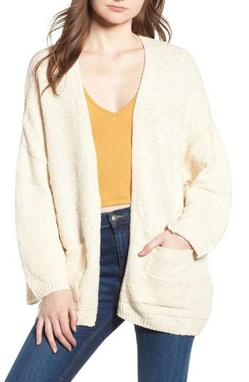 Women's Topshop Natural Yarn Cardigan - Ivory