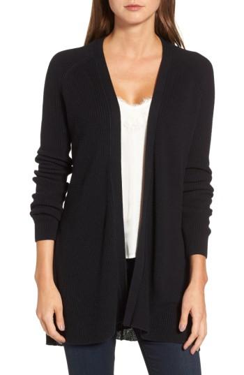 Women's Chelsea28 Ruffle Cardigan - Black