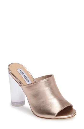 Women's Steve Madden Classics Mule Sandal M - Metallic