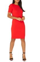 Women's Dorothy Perkins Body-con Dress Us / 8 Uk - Red