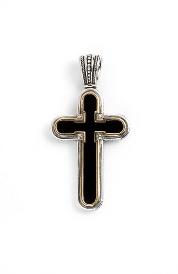 Men's Konstantino Stavros Onyx Cross Enhancer