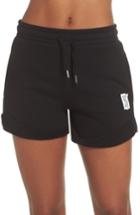 Women's Les Girls Les Boys French Terry High Waist Shorts - Black