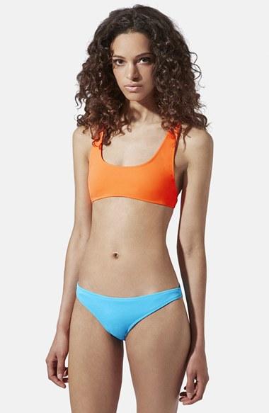 Women's Ashish X Topshop Fluro Racerback Bikini