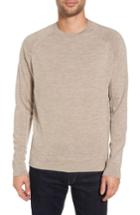 Men's Good Man Brand Superlight Slim Modern Wool Sweater, Size - Beige