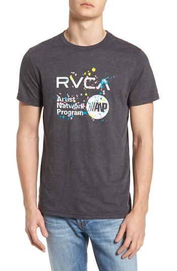 Men's Rvca Dmote Anp T-shirt - Black