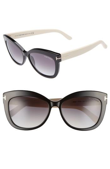 Women's Tom Ford Alistair 56mm Gradient Sunglasses -