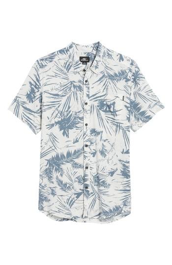 Men's O'neill Ascher Woven Shirt, Size - White