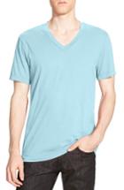 Men's James Perse Short Sleeve V-neck T-shirt - Blue