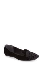 Women's J. Renee 'slipsleigh' Santa Embroidered Loafer .5 B - Black