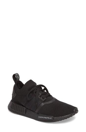Women's Adidas Nmd R1 Primeknit Running Shoe Women's / 4 Men's M - Black