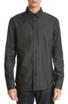 Men's Rag & Bone Fit 2 Tomlin Shirt, Size - Black