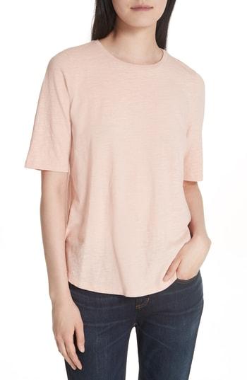 Women's Eileen Fisher Crewneck Tee - Pink