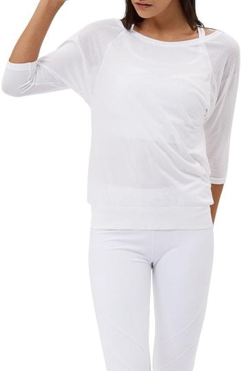 Women's Sweaty Betty Dharana Yoga Tee - White