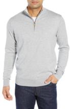 Men's Peter Millar Crown Quarter Zip Sweater - Black