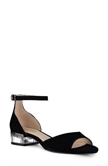 Women's Nine West Volor Ankle Strap Sandal M - Black