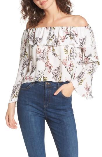 Women's Stone Cold Fox Kennedy Off The Shoulder Blouse - Black