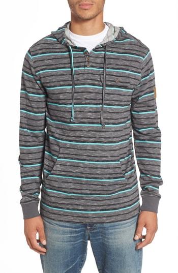 Men's Rip Curl Leroy Stripe Hoodie - Black