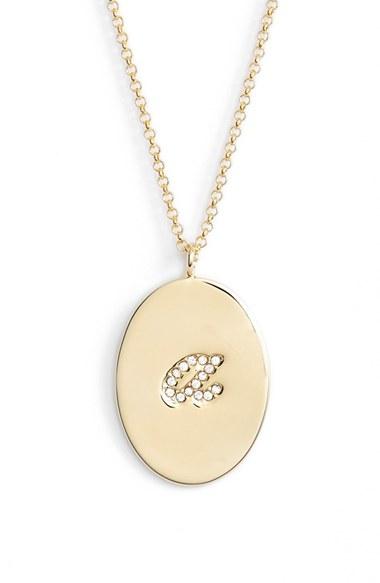 Women's Kate Spade New York 'initial Thoughts' Initial Pendant Necklace