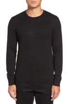 Men's Burberry Brit Richmond Cotton & Cashmere Sweater, Size - Black