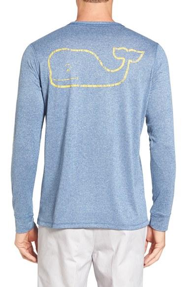 Men's Vineyard Vines Vintage Logo Long Sleeve Performance T-shirt