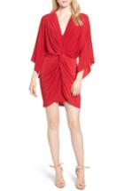 Women's Misa Los Angeles Teget Knot Front Dress - Red