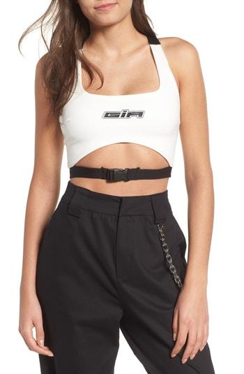 Women's I.am. Gia Zuri Crop Top - White