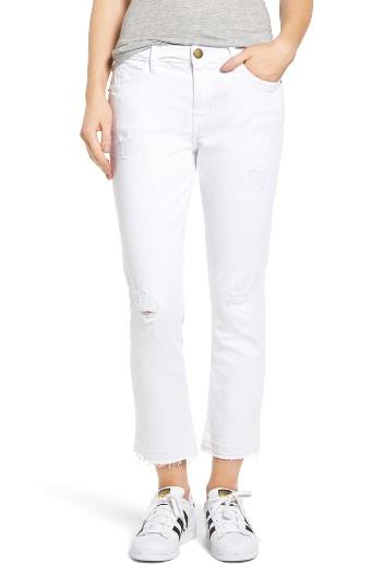 Women's Current/elliott 'the Cropped Straight' Straight Leg Crop Jeans